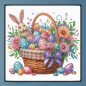 Preview: Diamond Painting Osterhase im Korb